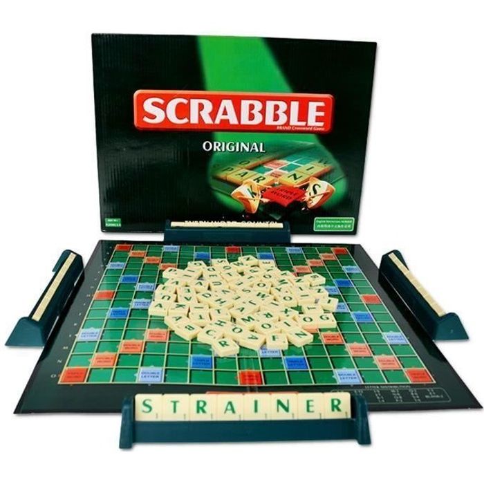 Jeu Société - plateau, Scrabble Classique, Jeu de Société et de Lettres