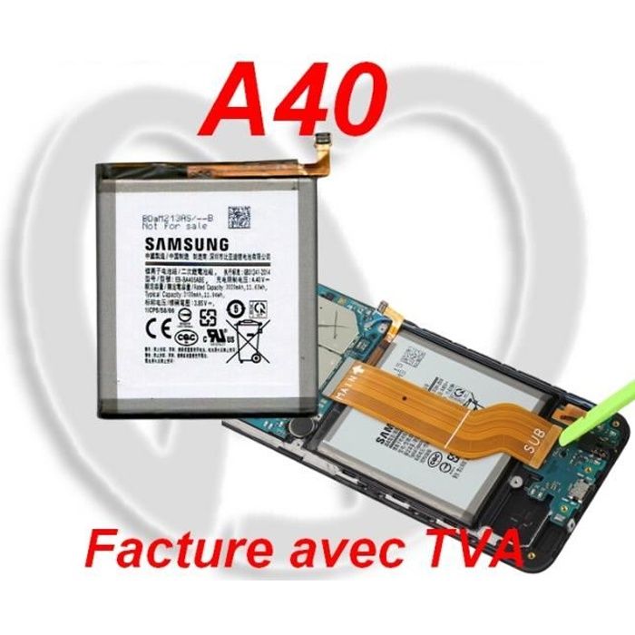 Batterie Interne EB-BA405ABE pour Samsung Galaxy A40 A405 Neuve 3100mAh - TactilEst