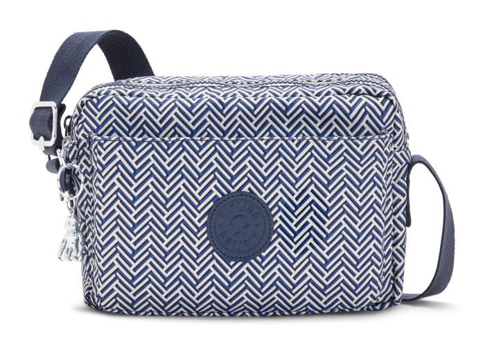 kipling Basic Print Abanu Crossbody M Urban Chevron [187605] -  sac à épaule bandoulière sacoche