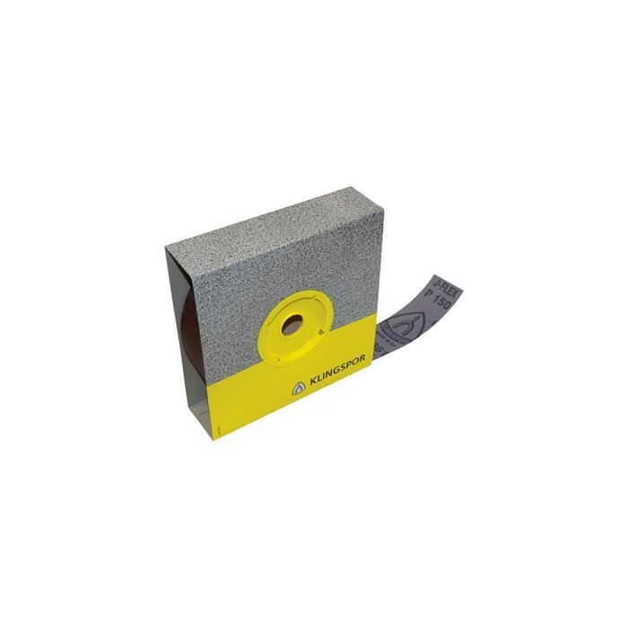 KLINGSPOR - Rouleau toile corindon KL 361 JF Ht. 30 x L. 50000 mm Gr 80 - 91286