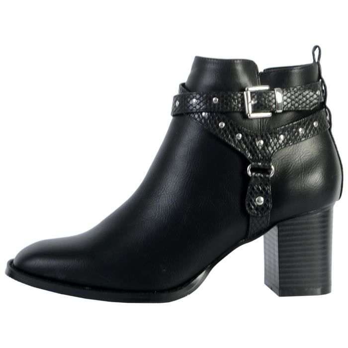 Boots The Divine Factory QL4036 Noir Femme