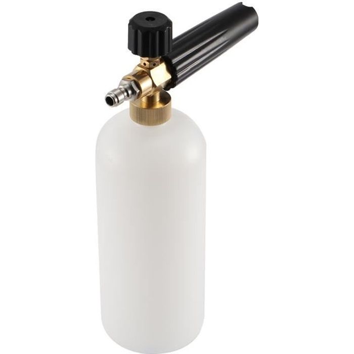 Canon à Mousse 1L Lance à Mousse de Neige à Haute Pression pour Nettoyage Voiture Compatible Karcher K2/3/4/5/6/7