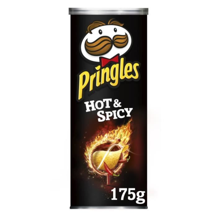 PRINGLES Tuiles hot et spicy - 175 g