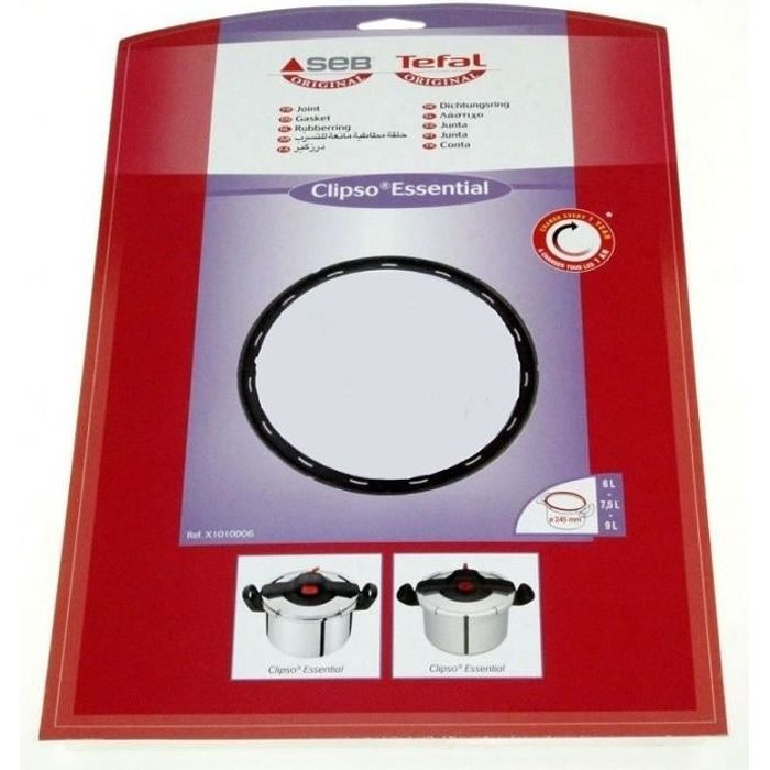 JOINT 6/7,5L/9L INOX DIAM 245 MM POUR AUTOCUISEUR SEB * X1010006 P439480007A P439480007B P439480207A