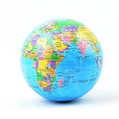 sHATCHI SH-4214 - USTENSILES DE DECORATION - 14.5Magic rotatif Globe terrestre LED à changement de couleur lumière Educational Toys