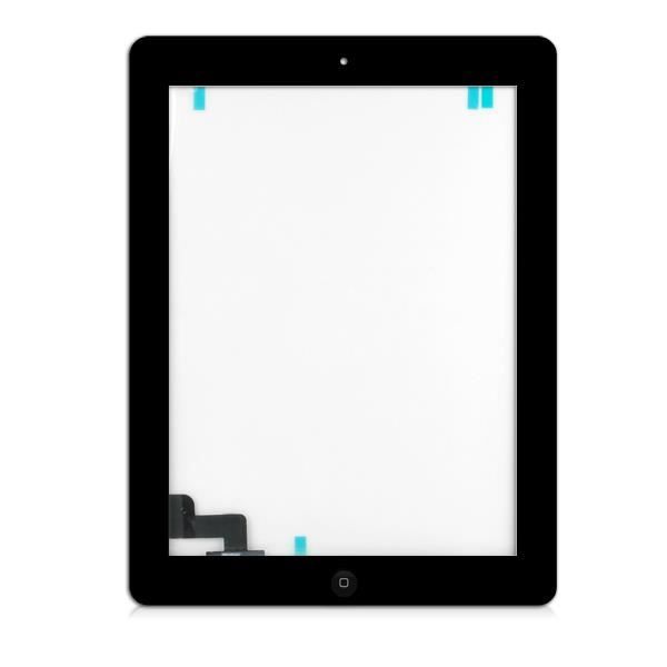 Vitre tactile pré-assemblée pour iPad 2 Noir