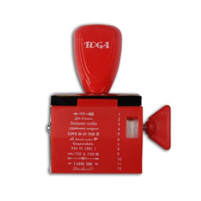 TOGA Tampon à messages amour