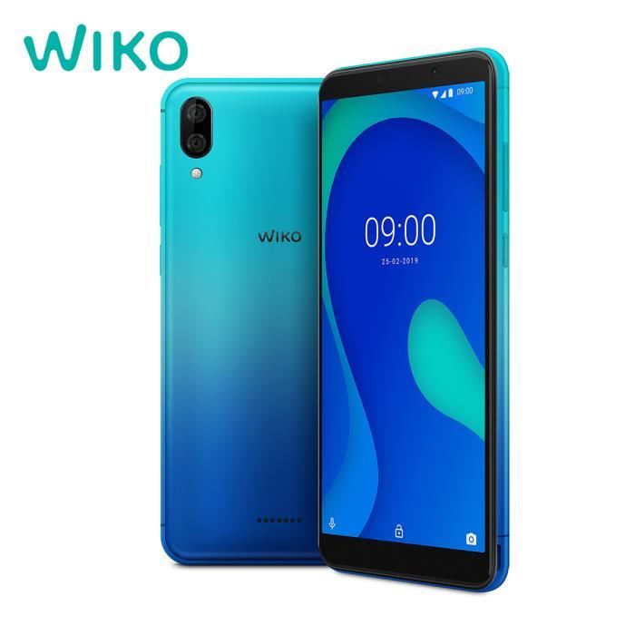 32Go!! Wiko Y80 Bleen 2+32Go Écran HD +Dual caméra 13MP Dual SIM