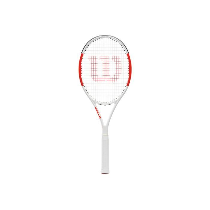 Raquette Wilson Six One team 95 - blanc/rouge - 2