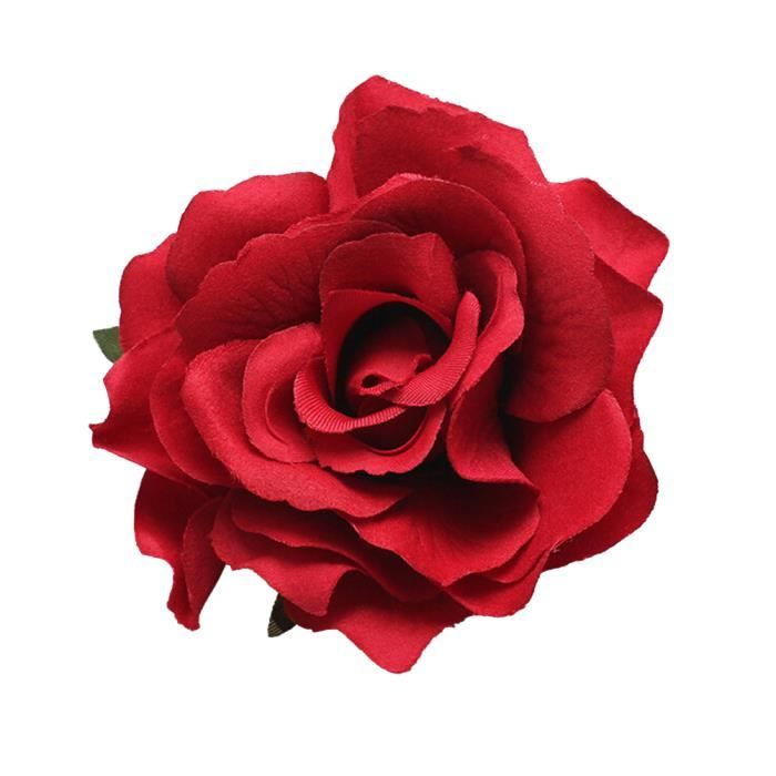 Pince à cheveux et pince à cheveux à fleurs roses
