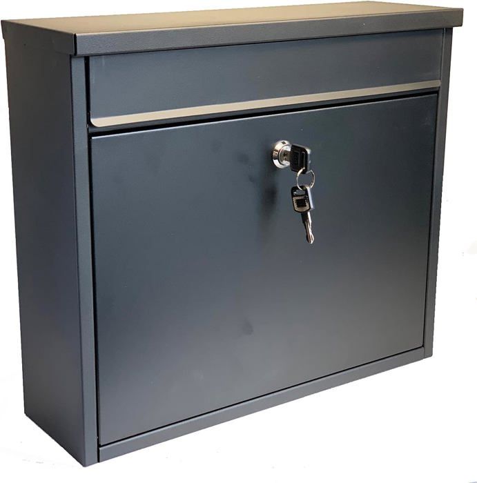 BOÎTE AUX LETTRES Murale Verrouillable Cas De Bureau Tenture EUR 26,62