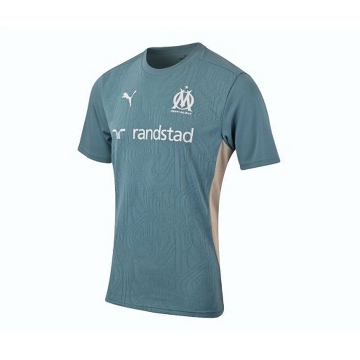 Nouveau Maillot Officiel D Entrainement Homme Puma OM Olympique de Marseille Saison 2024 2025 Bleu Cdiscount Sport