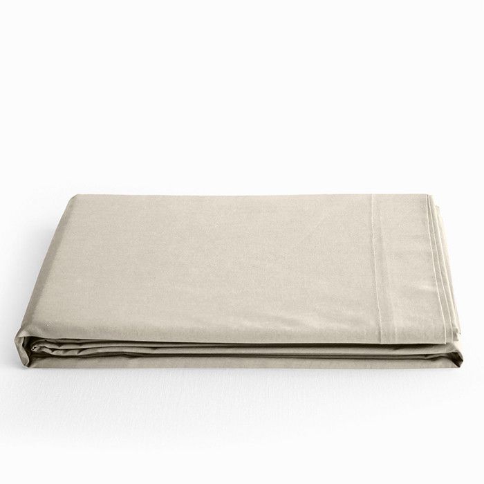 Drap plat Prémium pour lit 1 place & 2 places - Prémium Sable - 240 x 300 cm pour lit 2 places