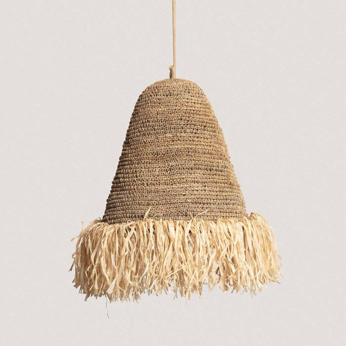 Suspension Rotin et Jute Rahan ILUZZIA Naturel