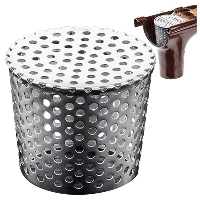 Protégez Vos Gouttières Avec 6 Filtres En Aluminium Flexible De 8cm De Diamètre - FLLIBERTE - Bricolage