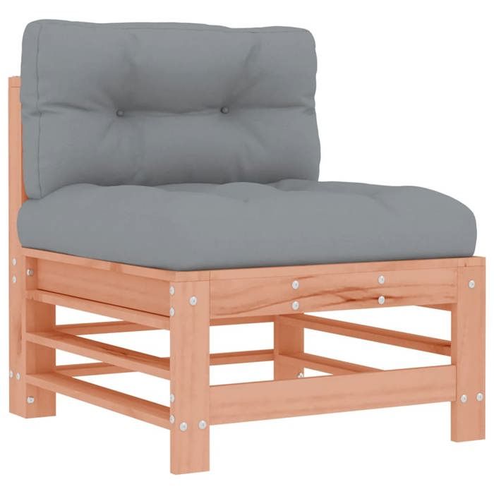 NEW 2025 Sofa de jardin - GKK - Banc central - avec coussins - bois massif douglas GGK2501