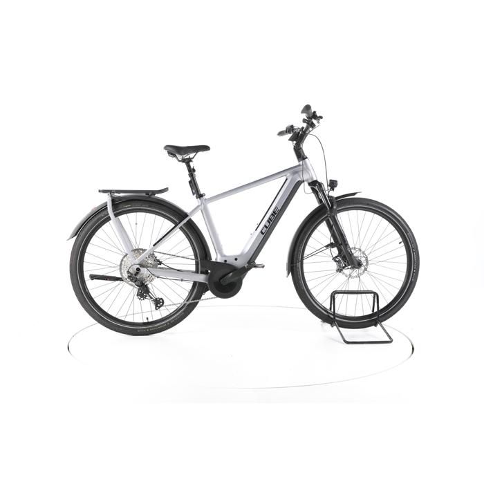 Vélo électrique - Cube Kathmandu Hybrid SL - argent - Vélo électrique de trekking - Bosch 750 Wh Reconditionné - Cube