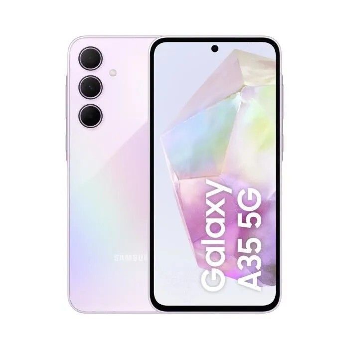 Samsung Galaxy A35 Smartphone 128 Go 5G Lilas Single SIM - Version US (États-Unis)