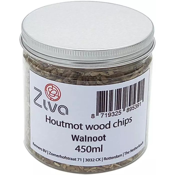 Copeaux de bois aromatiques Ziva saveur noyer (450 ml) pour fumage à froid Copeaux de bois aromatiques Ziva saveur noyer (450 ml) pour fumage à froid
