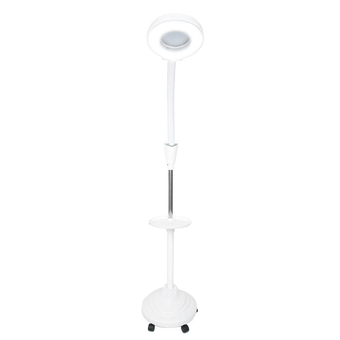 AUCUNE Lampadaire grossissant Lampadaire LED Réglable à Lumière Froide Lampe de Beauté de Tatouage avec Loupe hygiene coloration