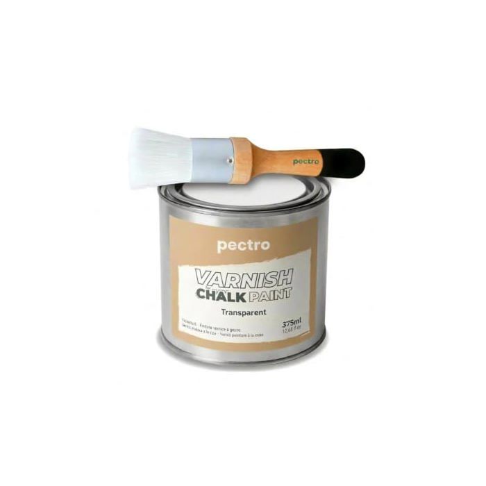 Vernis bois - PECTRO - 375 ml - Mat - Résistant aux taches - Pour meubles intérieurs