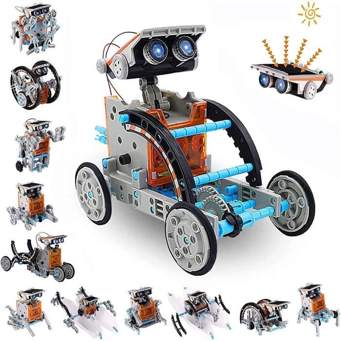 ACELIFE Kit de Construction éducatifs électronique avec Science Solaire  Jouet d'expériences Enfant Kit de Robot Solaire 12 en 1 STEM - Cdiscount  Jeux - Jouets