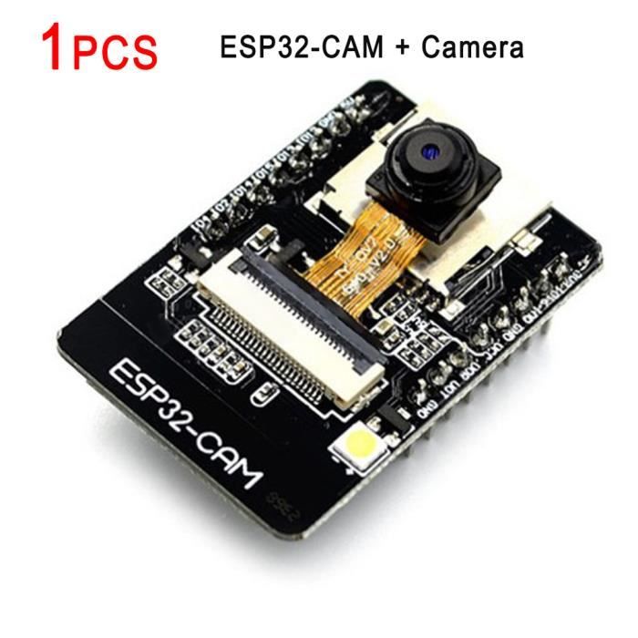 Carte ESP32-CAM Module OV2640 Carte ESP32 Carte Développement ESP32 CAM MB - WiFi Bluetooth Projets Domotique Arduino