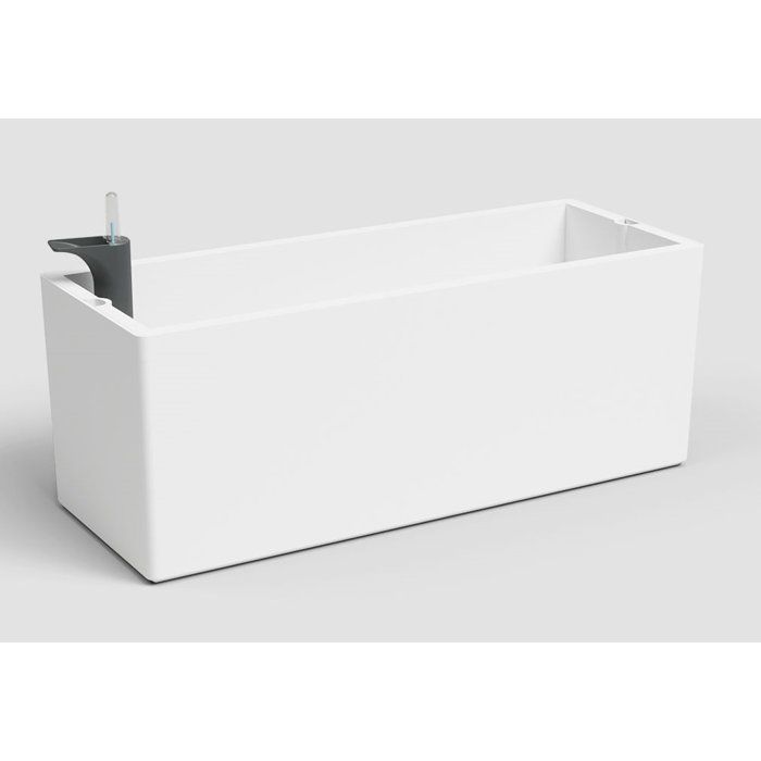 Artevasi Jardiniere auto arrosante Rimini 17 L blanche 20 x 51 x H20 cm - vue 1