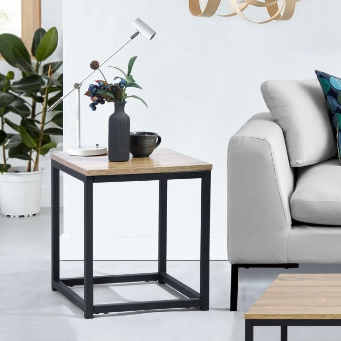Petite Table D Appoint Table Basse Anguleuse Pour Salon Bout De