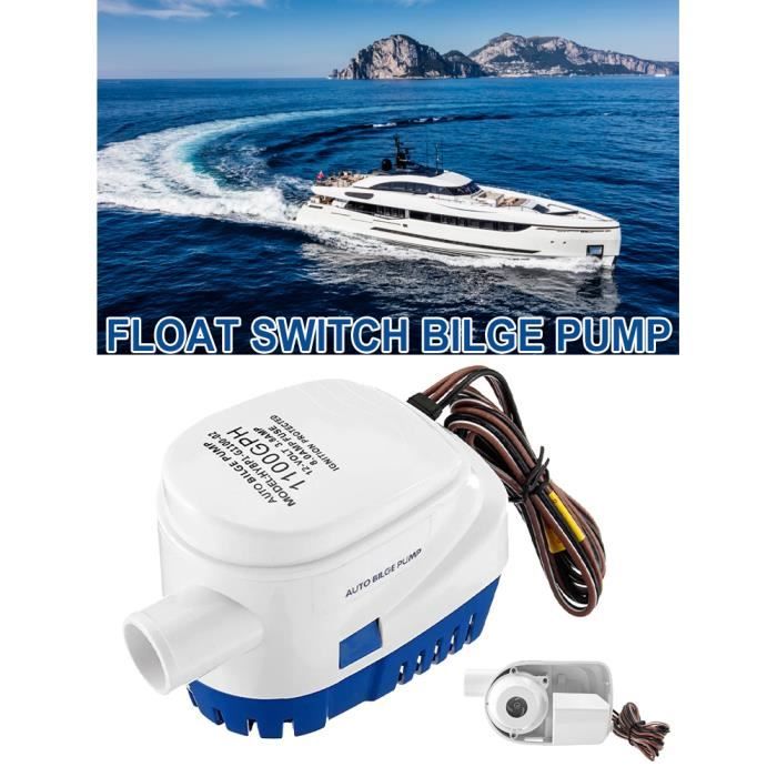 Interrupteur à Flotteur DC 32V 24V 12V, Interrupteur De Pompe De Cale Automatique, Facile à Nettoyer