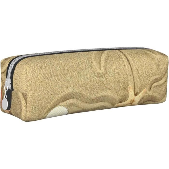 Trousse à Crayons Motif Dauphin - Fermeture éclair, Polyester, Dimensions 22x11x4,5 Cm, Multifonction