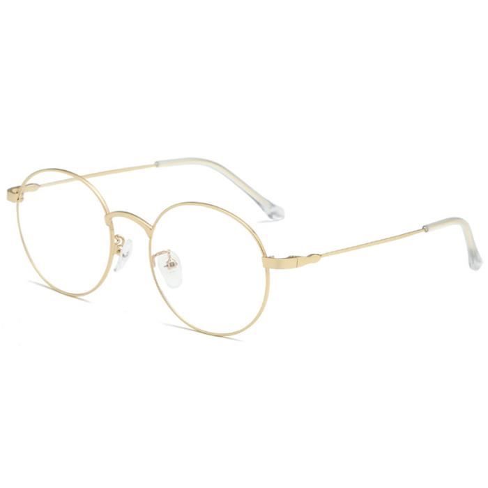 Loupe ronde pour femmes Lunettes de lecture pour hommes Petites lunettes Dioptriques 0.5 1 1.5 2 2.5 3 gold 350 Achat Vente lunettes de lecture Femme Cdiscount
