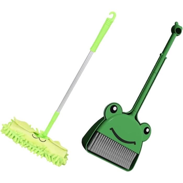 Jeu De Nettoyage Pour Enfants - Vadrouille, Balai, Brosse - Cadeau éducatif Rose - Pour Filles 3-4 Ans