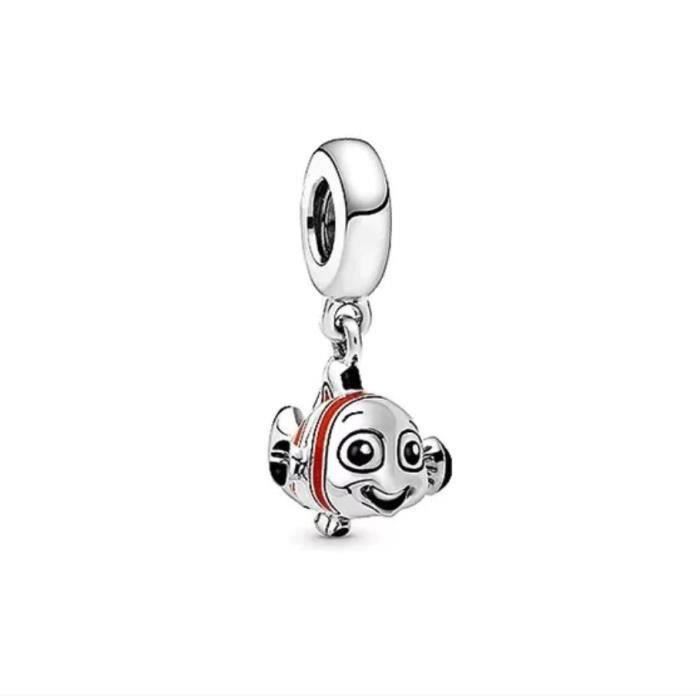 Charm/'s Stitch Noël Pour Bracelet Serpentine ou Jonc Argent Fin 925