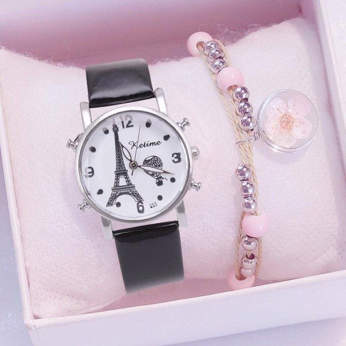 Coffret Cadeau Montre Fille Enfant Ado Amie Etudiant - Bracelet Femme +  Montre à quartz Cadran Papillons - Cadeau Fête Souvenir , - Achat/vente  montre Fille Enfant - Cdiscount