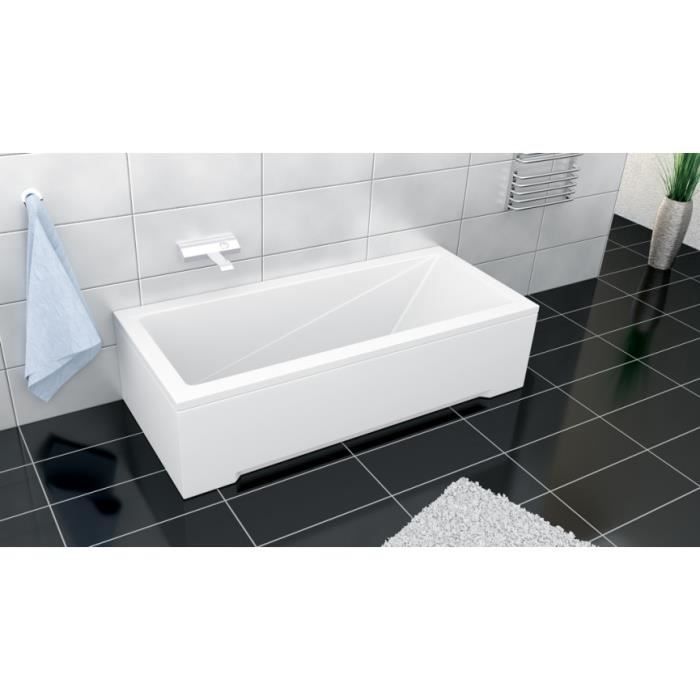 Azurahome Baignoire Modern Avec Tablier 170 X 70 Cm Achat Vente Baignoire Kit Balneo Baignoire Modern Avec Tablier Cdiscount