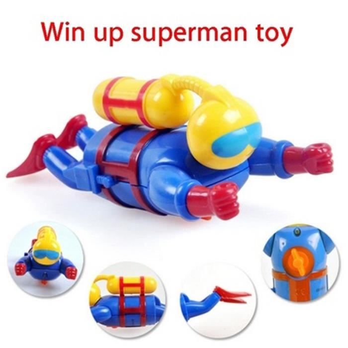 Jouet De Bain Natation Plongeur Piscine Jouets Ressort Mecanique Wind Up Pour Bebe Enfants Cdiscount Jeux Jouets