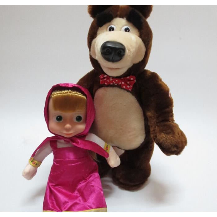 Macha Et L Ours Bear En Peluche Parlant De Jouets Et De La Marche Plush Toy Cdiscount Puericulture Eveil Bebe