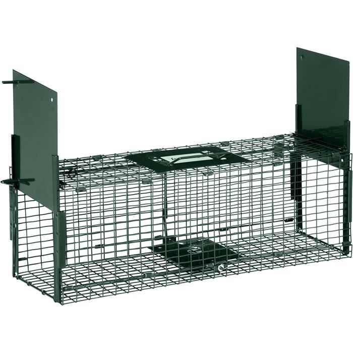 Piège à Rat FORMIZON 41x14x11cm - Cage De Capture Professionnelle Réutilisable Pour Souris, Loirs Et Rongeurs