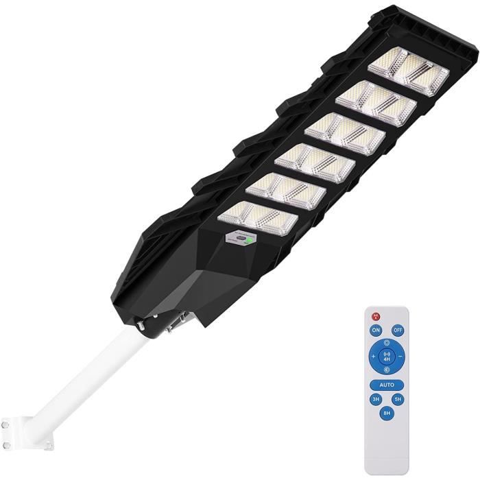 600W Réverbère Lampadaire Solaire Exterieur ,990 LEDs Haut Lumens