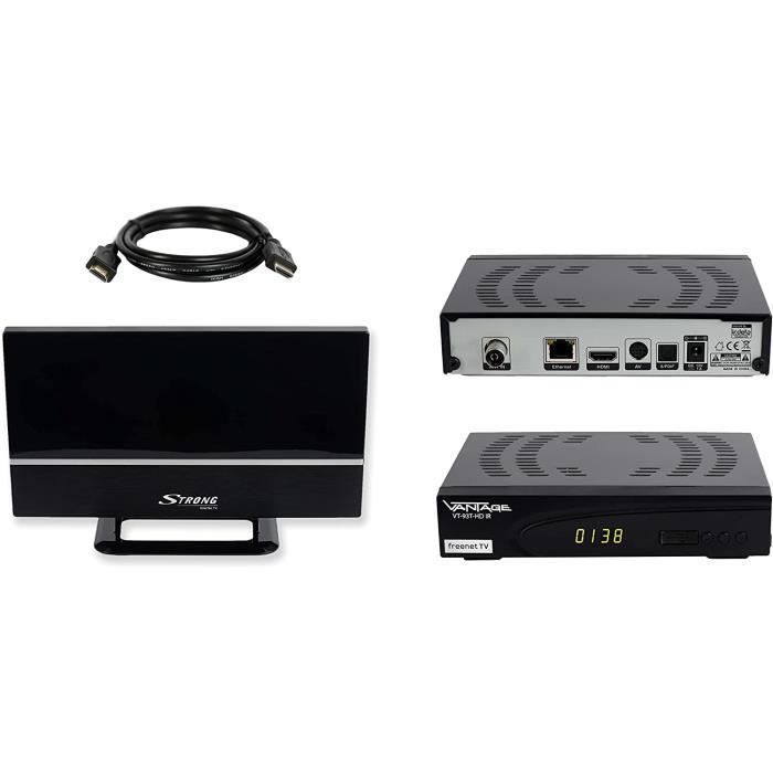 Récepteur Satellite Leyf & Sagaf SUD-0507 - DVB-S2 Full HD 1080p Pour Chaînes Allemandes (Astra/Hotbird)