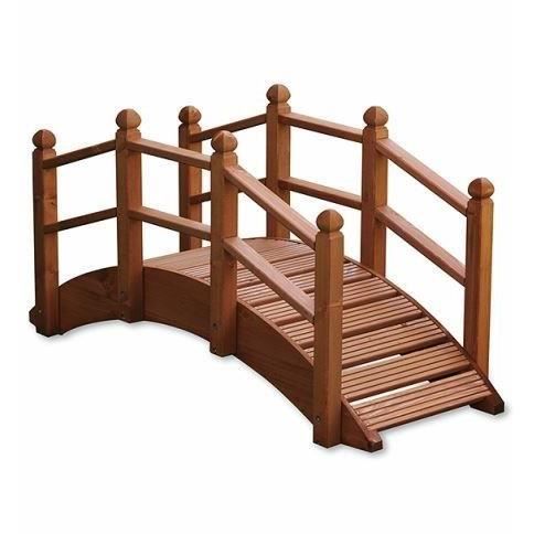 Pont De Jardin En Bois Grand Modèle Element Decoratif En Bois D Ornement De Pont De Jardin En Bois Teinte Pour Les Ruisseaux Et Les Frontieres D Etangs Achat Vente Carillon A Vent Element Decoratif En Bois Cdiscount