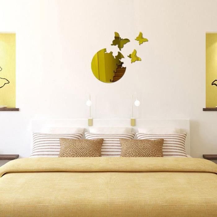 Autocollants Muraux Eid Mubarak - Décoration Porte Et Mur En PVC - Motif Coloré