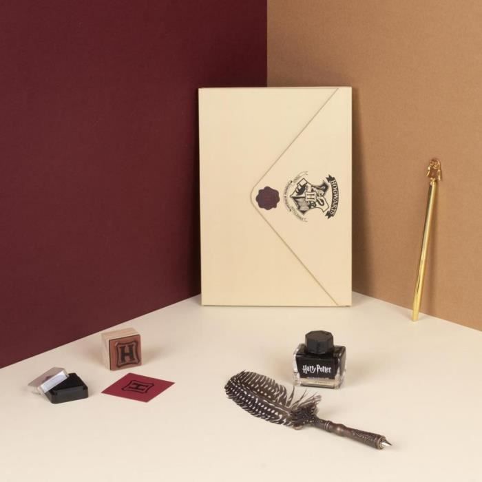 Harry potter - Ensemble de papeterie - Avec baguette - Enveloppes