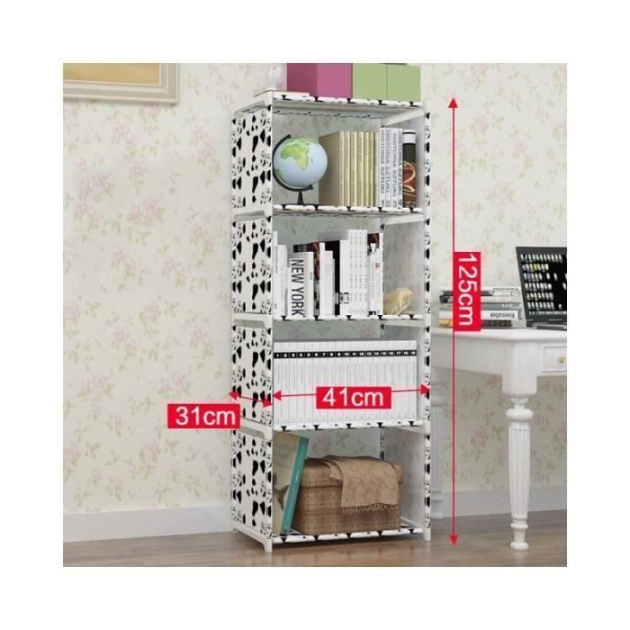 5 Couches Meuble Etagere Blanc Simple Pour Magasin De Bureau Cuisine Interieur Articles Jouets Cdiscount Maison