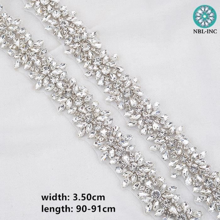 Ruban Strass Et Perles Hotfix Multicolore Pour DIY - 10 Unités - Décoration Créative