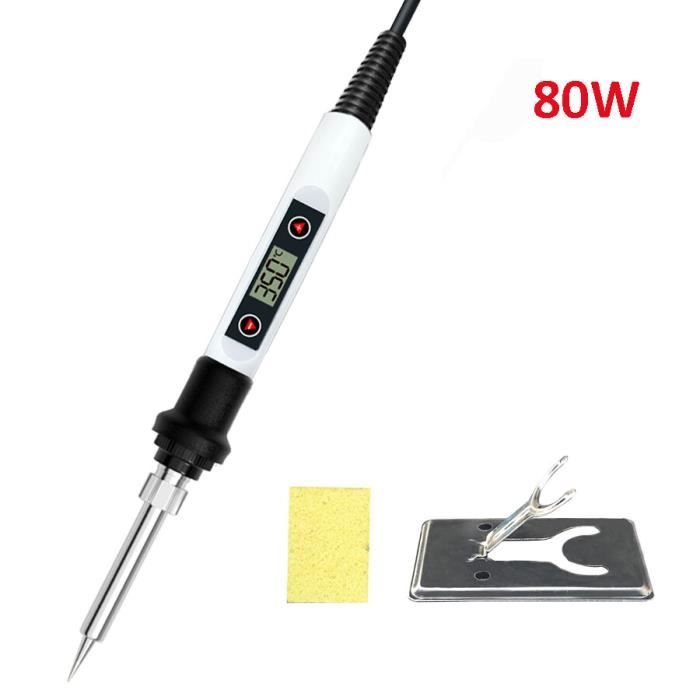 STATION DE SOUDAGE NUMÉRIQUE AVEC FER À SOUDER ET SUPPORT 75 WATTS LED 14 0003532 6783924