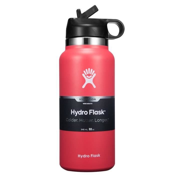 Hydro Flask Bouteille à couvercle flexible large de 16 oz