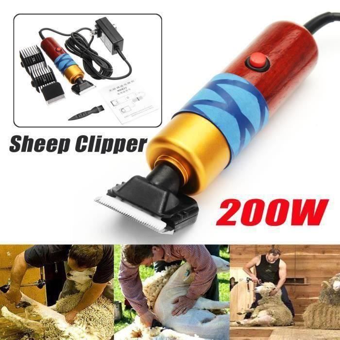 Comparer les prix de 200W Tondeuse Pour Animal électrique Chien Mouton Animaux Alpaga Laine Lo89231