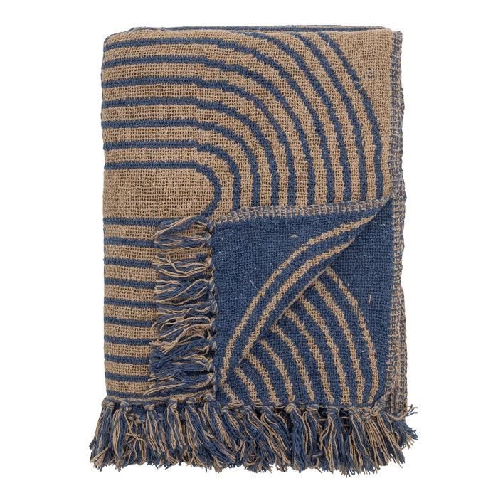 Bloomingville Alk Brown Recycled Cotton Throw